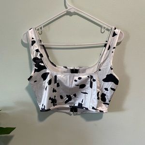 Cow Print Corset